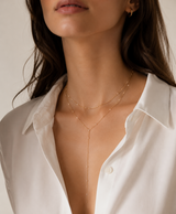 The Celeste Drop Necklace