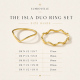 The Isla Duo Ring Set