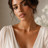 The Celeste Drop Necklace