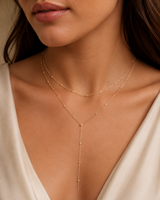 The Celeste Drop Necklace
