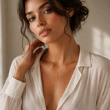 The Celeste Drop Necklace